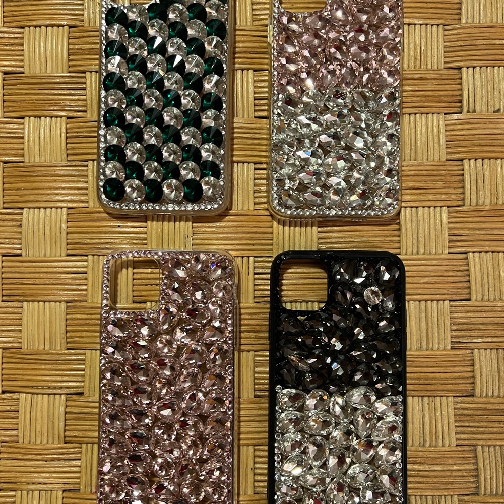 Lot of Jewel Bling Embellished Phone Cases for IPhone 11 Pro Max